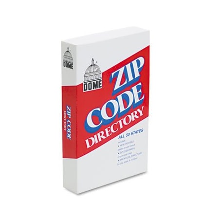 Dome Publishing Co Dome, Zip Code Directory, Paperback, 750 Pages 5100